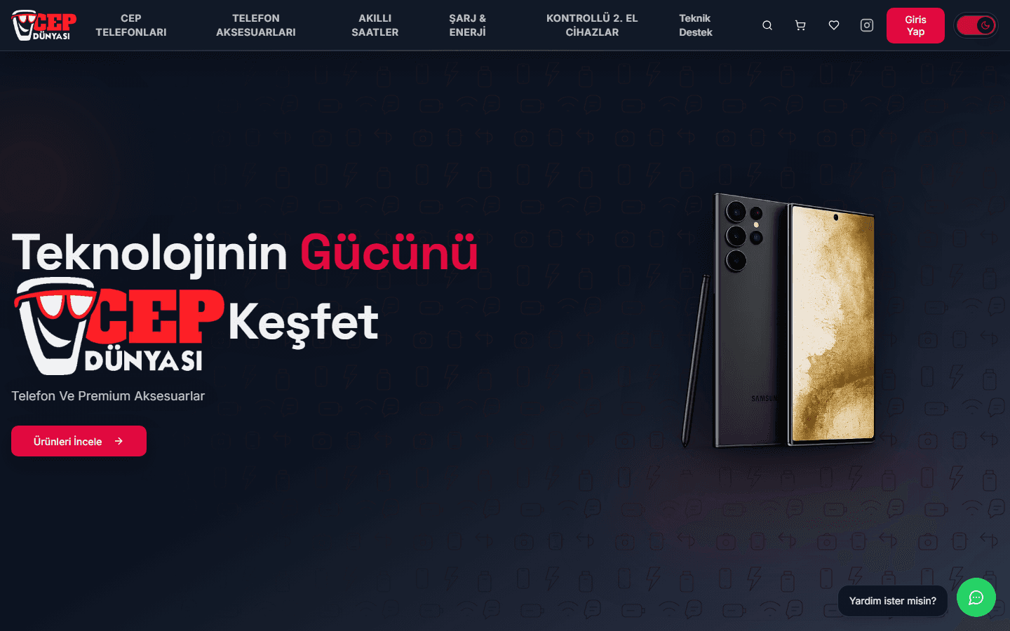 Cep Dünyası proje kapağı